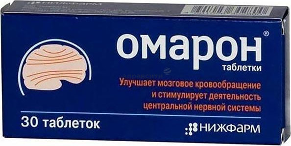 Омарон №30 таб. (Пирацетам+Циннаризин) Производитель: Россия Нижфарм
